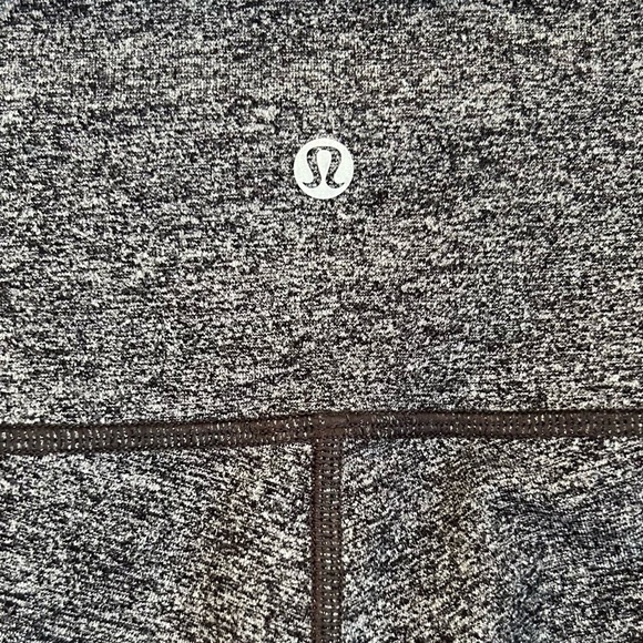 Lululemon Wunder Under High Rise Tight Leggings in Heathered Black, Size 4 - Picture 10 of 12